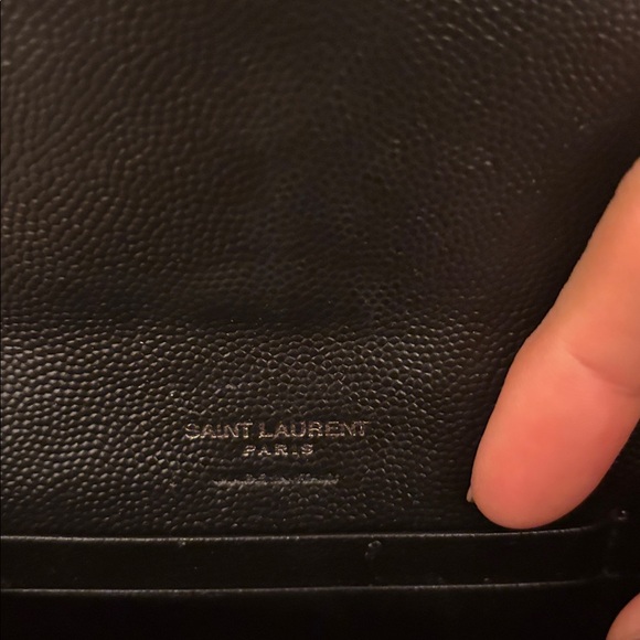 Saint Laurent Black Leather Accessory - Picture 2 of 4